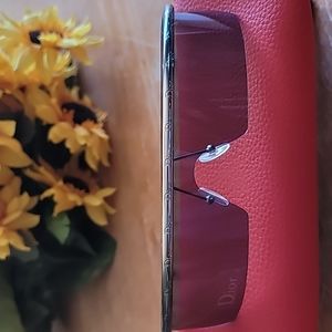 Dior Authentic sunglasses Made in Italy silver/black NWOT